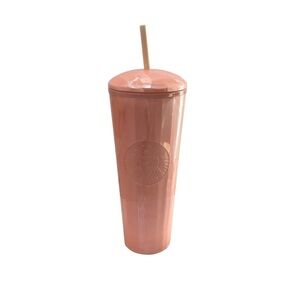 Starbucks Kaleidoscope Drink Bubble Pink Cold‎ Venti Coffee Tumbler Dome 24oz